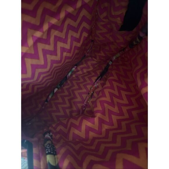 Vera Bradley Quilted Campus Backpack Ziggy Zinnia Pattern (Ret) Multi Cotton EUC - Picture 11 of 16